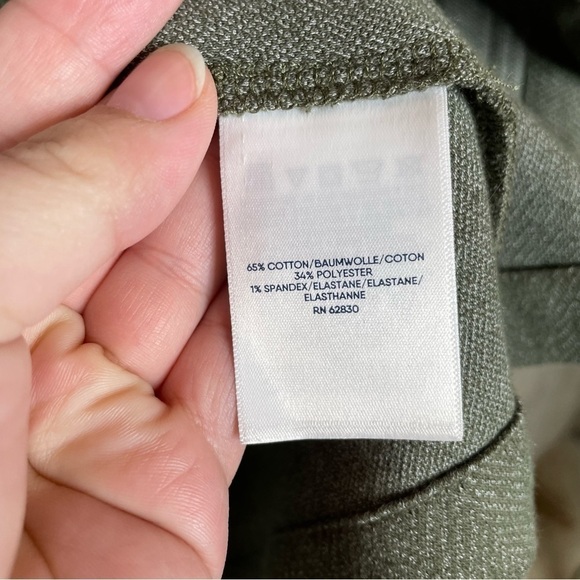 Lands’ End Womens Casual Army Green Cotton Shacket Size Small - Picture 5 of 5